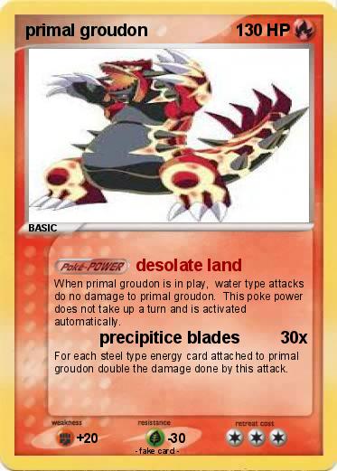 Pokemon primal groudon