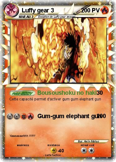Pokemon Luffy gear 3