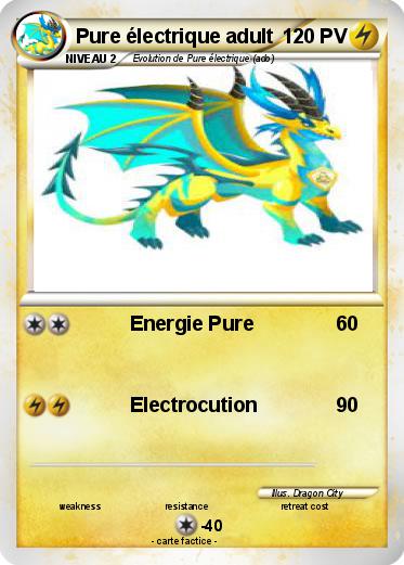 Pokemon Pure électrique adult
