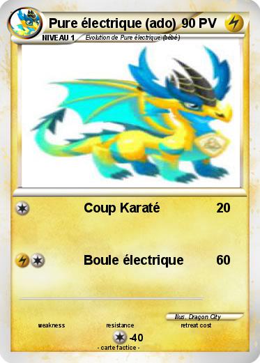 Pokemon Pure électrique (ado)
