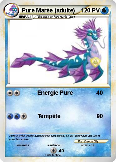 Pokemon Pure Marée (adulte)