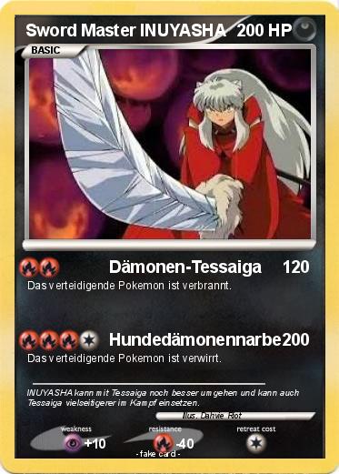 Pokemon Sword Master INUYASHA