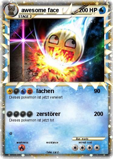 Pokemon awesome face