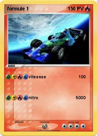 Pokemon formule 1