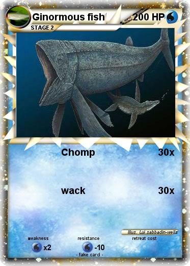 Pokemon Ginormous fish