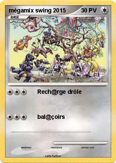 Pokemon mégamix swing 2015