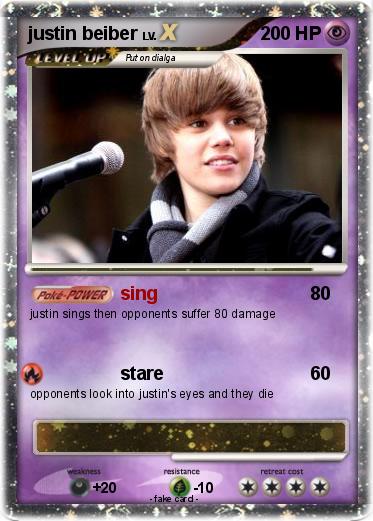 Pokemon justin beiber