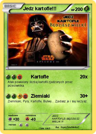 Pokemon Jedz kartofle!!!