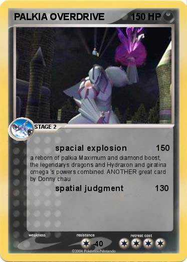 Pokemon PALKIA OVERDRIVE
