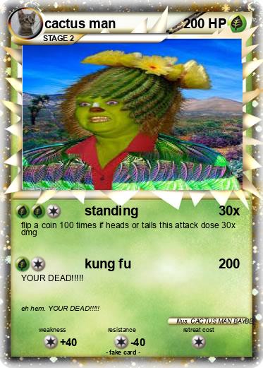 Pokemon cactus man