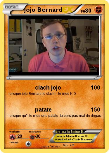 Pokemon jojo Bernard