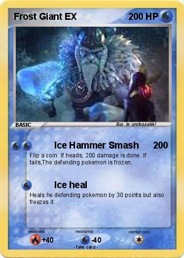 Pokemon Frost Giant EX