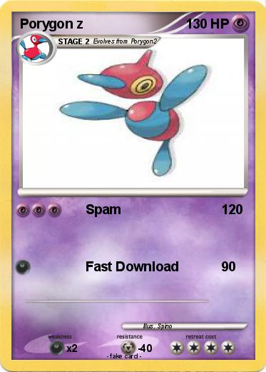 Pokemon Porygon z