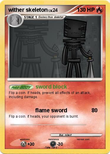 Pokemon wither skeleton