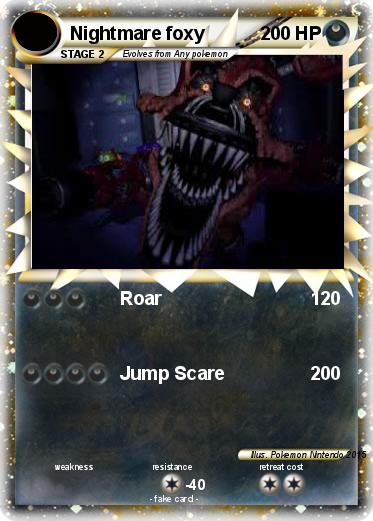 Pokemon Nightmare foxy