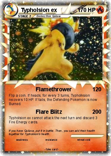 Pokemon Typholsion ex