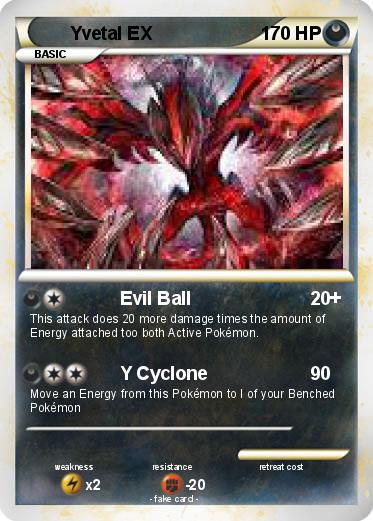 Pokemon Yvetal EX