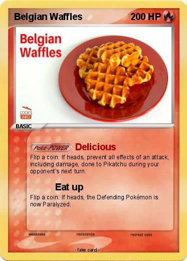 Pokemon Belgian Waffles