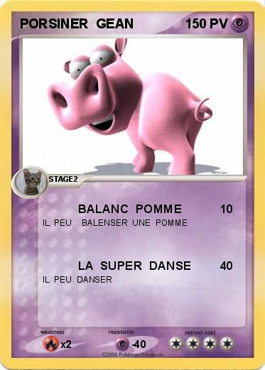 Pokemon PORSINER  GEAN