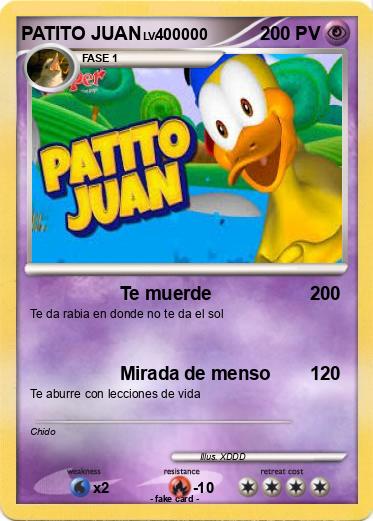 Pokemon PATITO JUAN