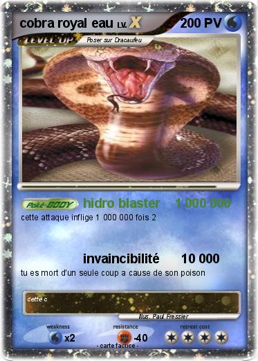 Pokemon cobra royal eau