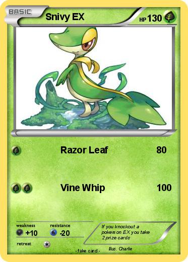 Pokemon Snivy EX