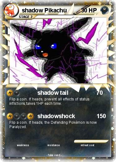Pokemon shadow Pikachu