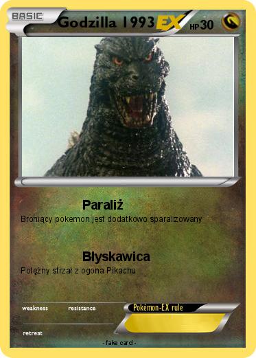 Pokemon Godzilla 1993