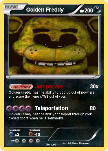 Pokemon Golden Freddy
