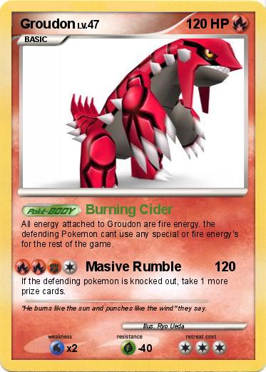 Pokemon Groudon