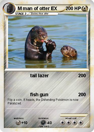 Pokemon M man of otter EX