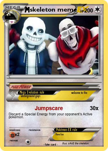 Pokemon skeleton meme