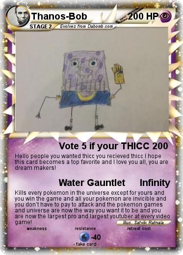 Pokemon Thanos-Bob