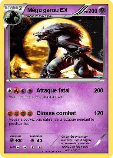 Pokemon Méga garou EX