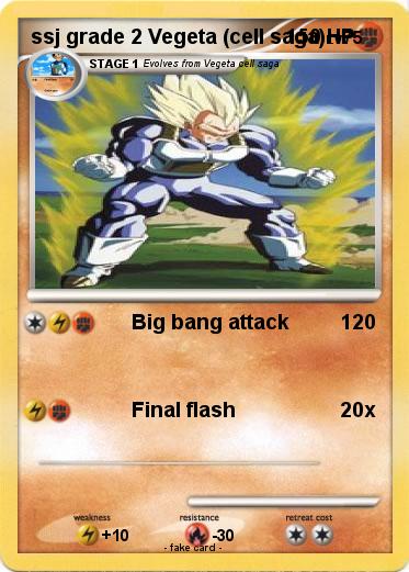 Pokemon ssj grade 2 Vegeta (cell saga)