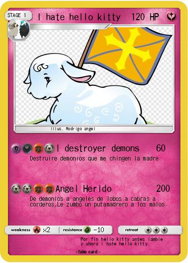 Pokemon I hate hello kitty