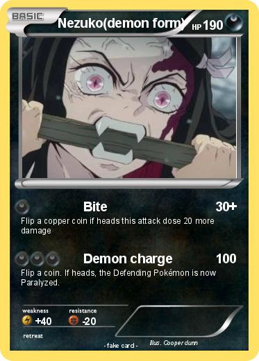 Pokemon Nezuko(demon form)
