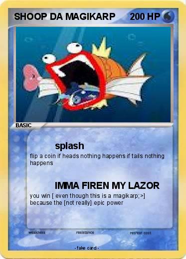 Pokemon SHOOP DA MAGIKARP