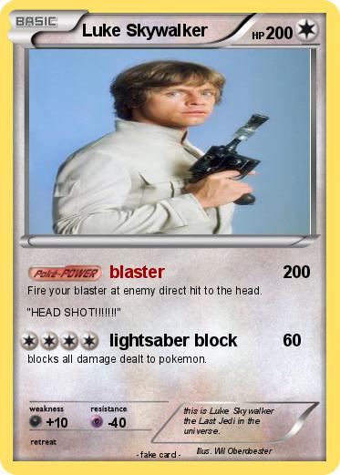 Pokemon Luke Skywalker