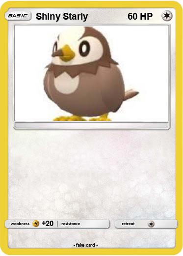 Pokemon Shiny Starly