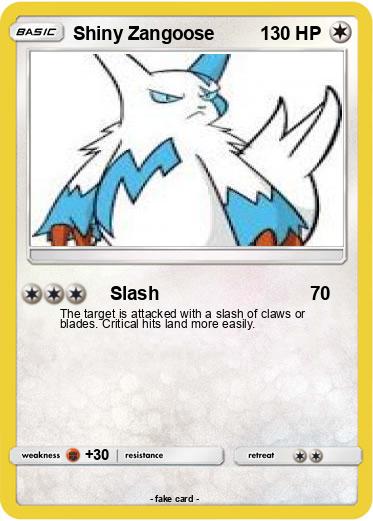Pokemon Shiny Zangoose