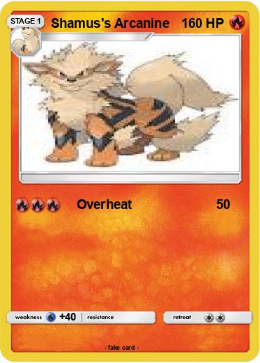 Pokemon Shamus's Arcanine