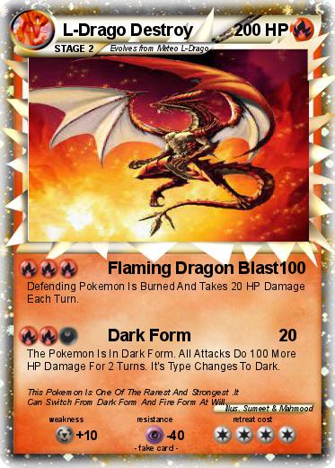Pokemon L-Drago Destroy