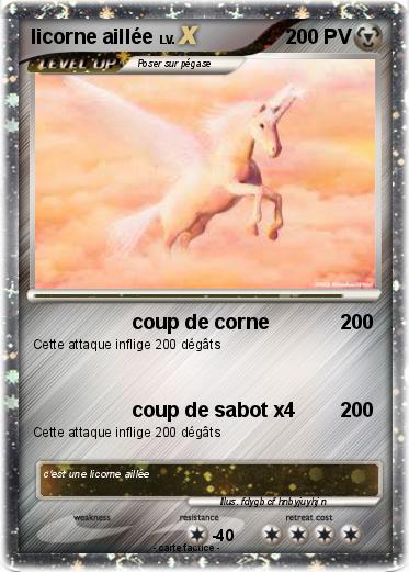 Pokemon licorne aillée