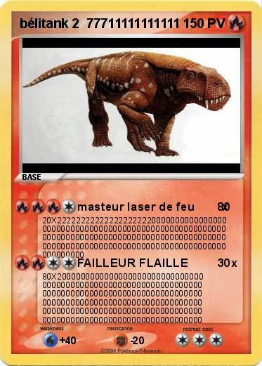 Pokemon bélitank 2  77711111111111