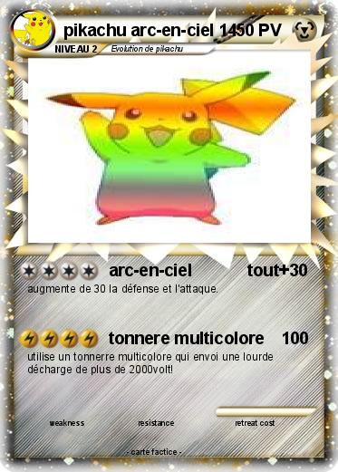 Pokemon pikachu arc-en-ciel 14