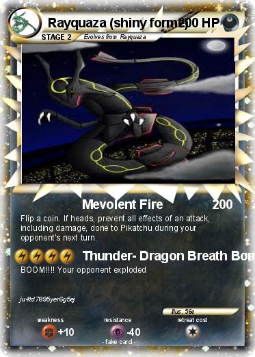 Pokemon Rayquaza (shiny forme)
