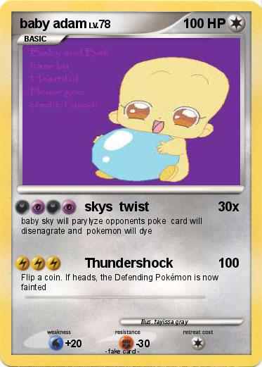 Pokemon baby adam