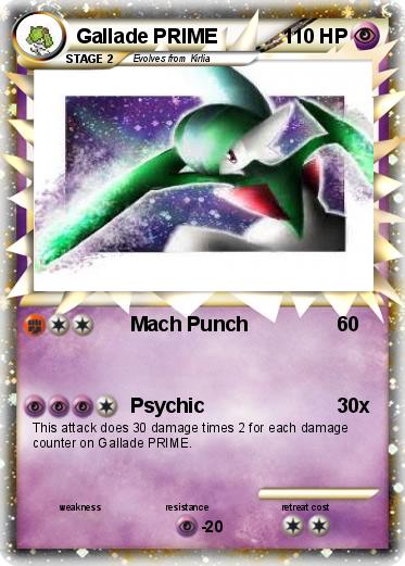 Pokemon Gallade PRIME