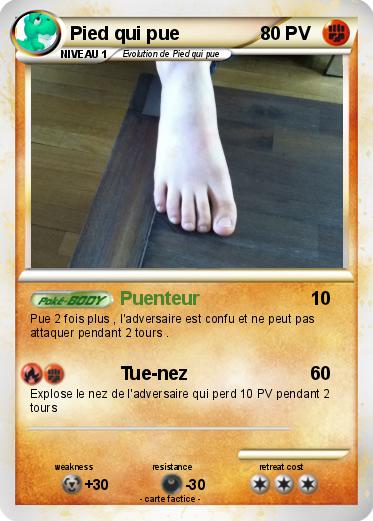 Pokemon Pied qui pue
